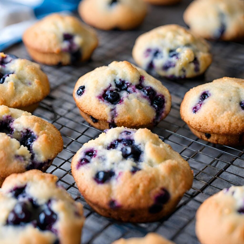 Blueberry muffin tops