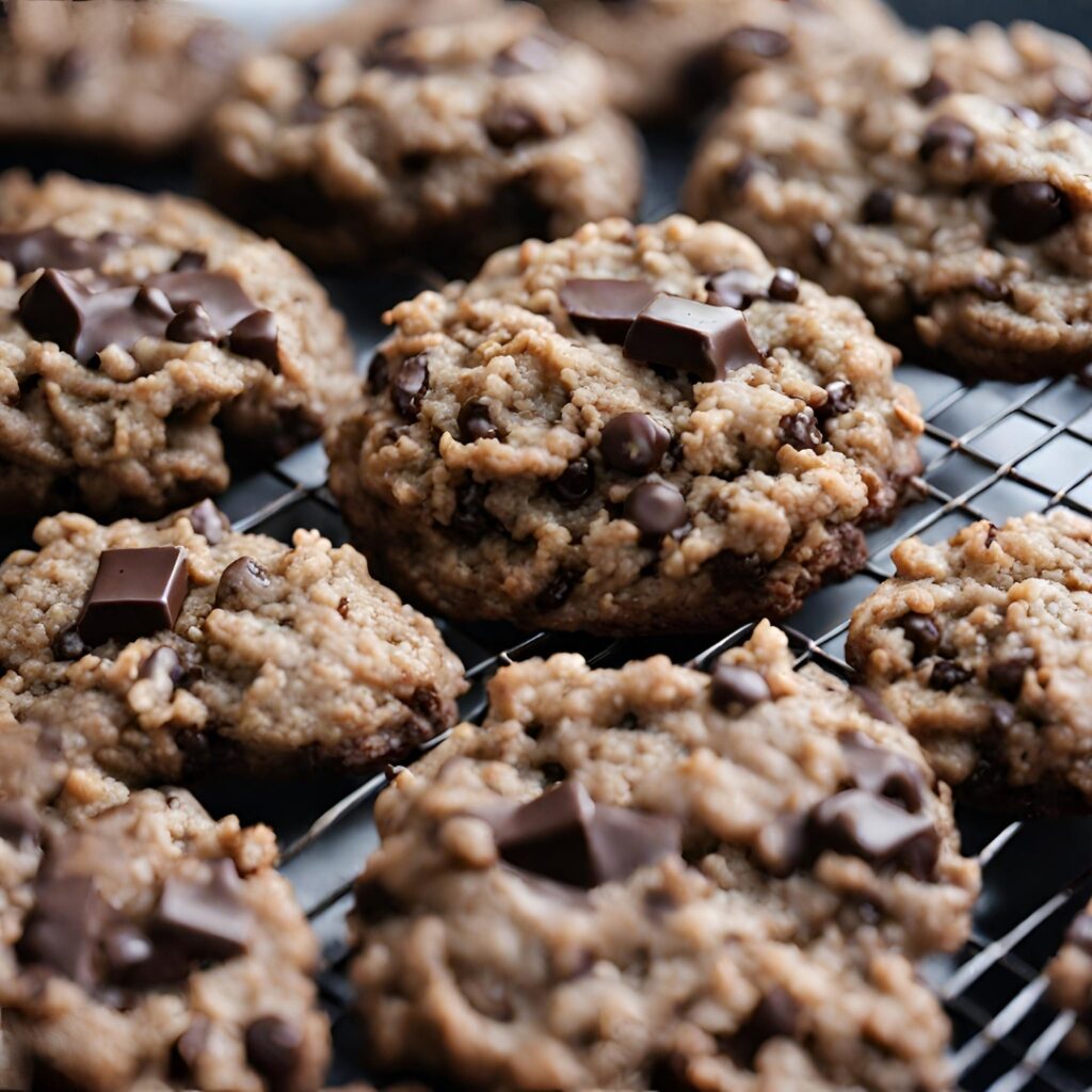 Chocolate Chocolate Chip Oatmeal Cookies recipe