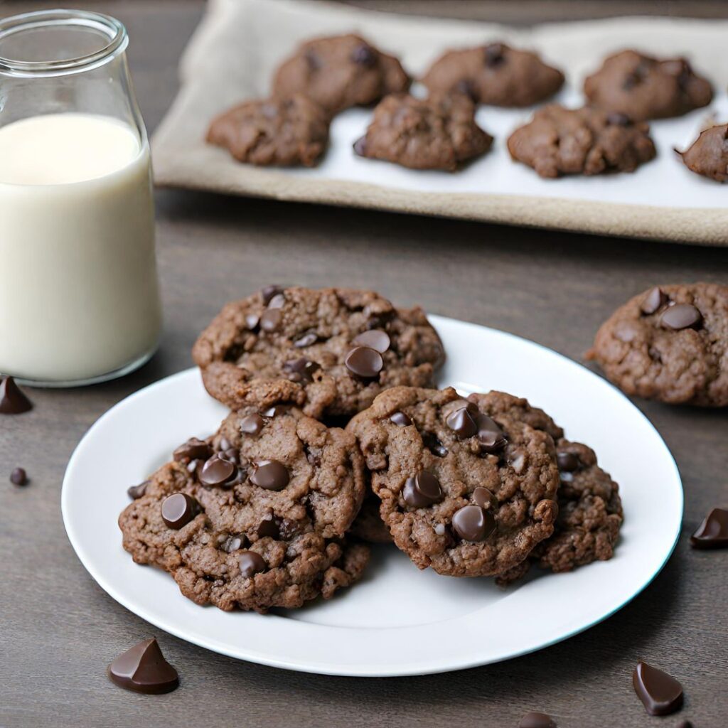 Chocolate chip oatmeal cookies