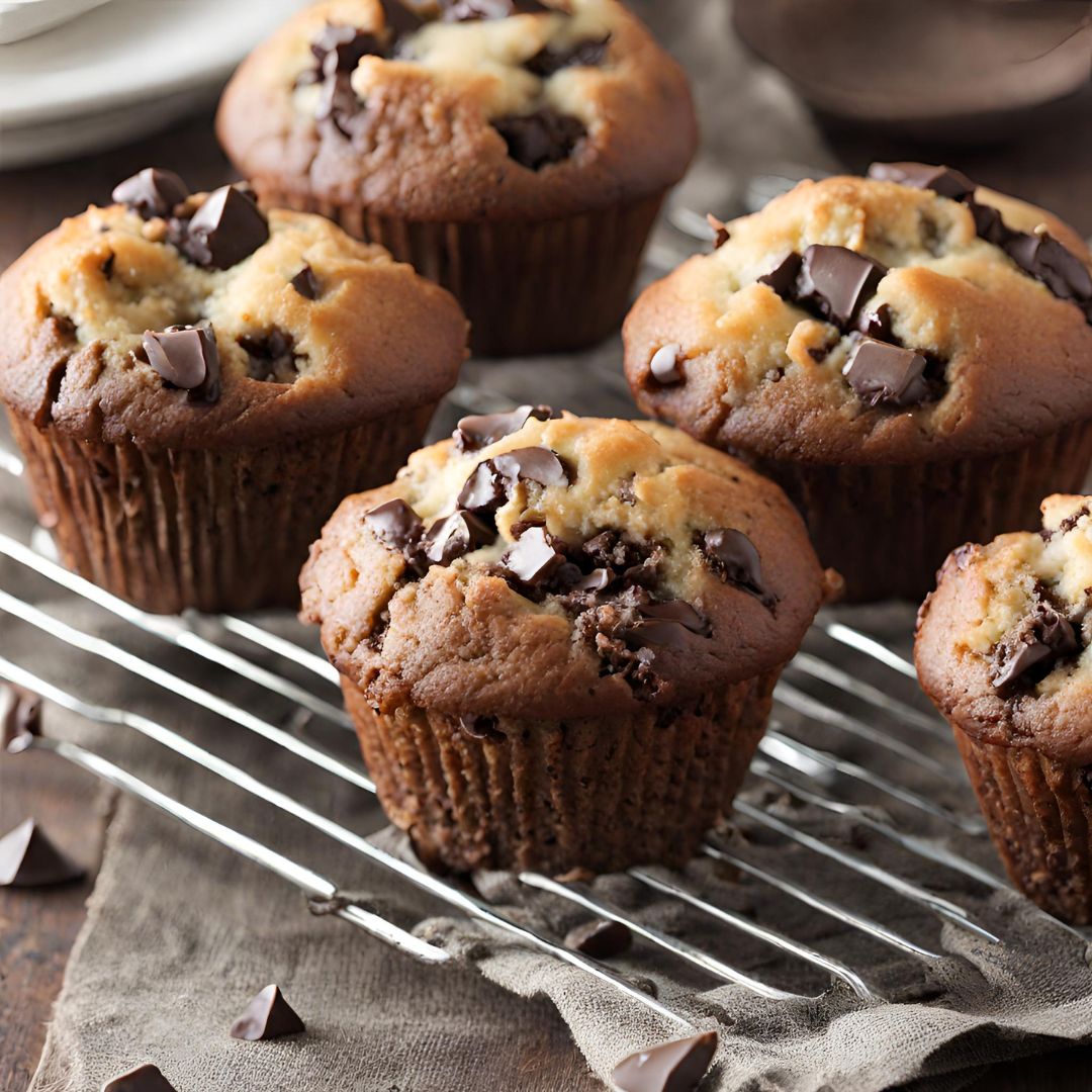 Chocolate chunk muffins recipe