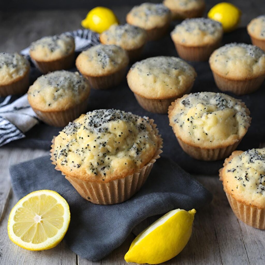 HOW TO MAKE LEMON POPPY SEED MUFFINS