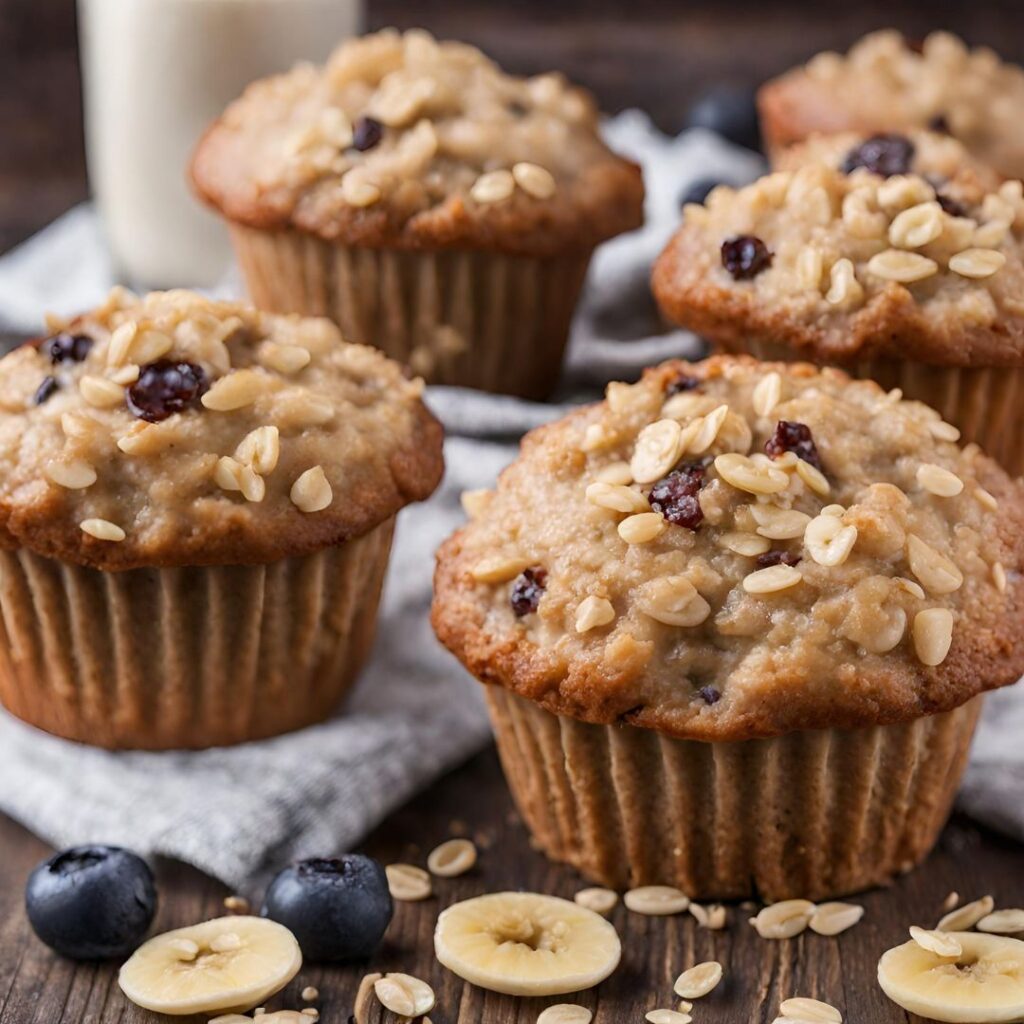 Popular Recipes for Muffins with Oatmeal and Banana