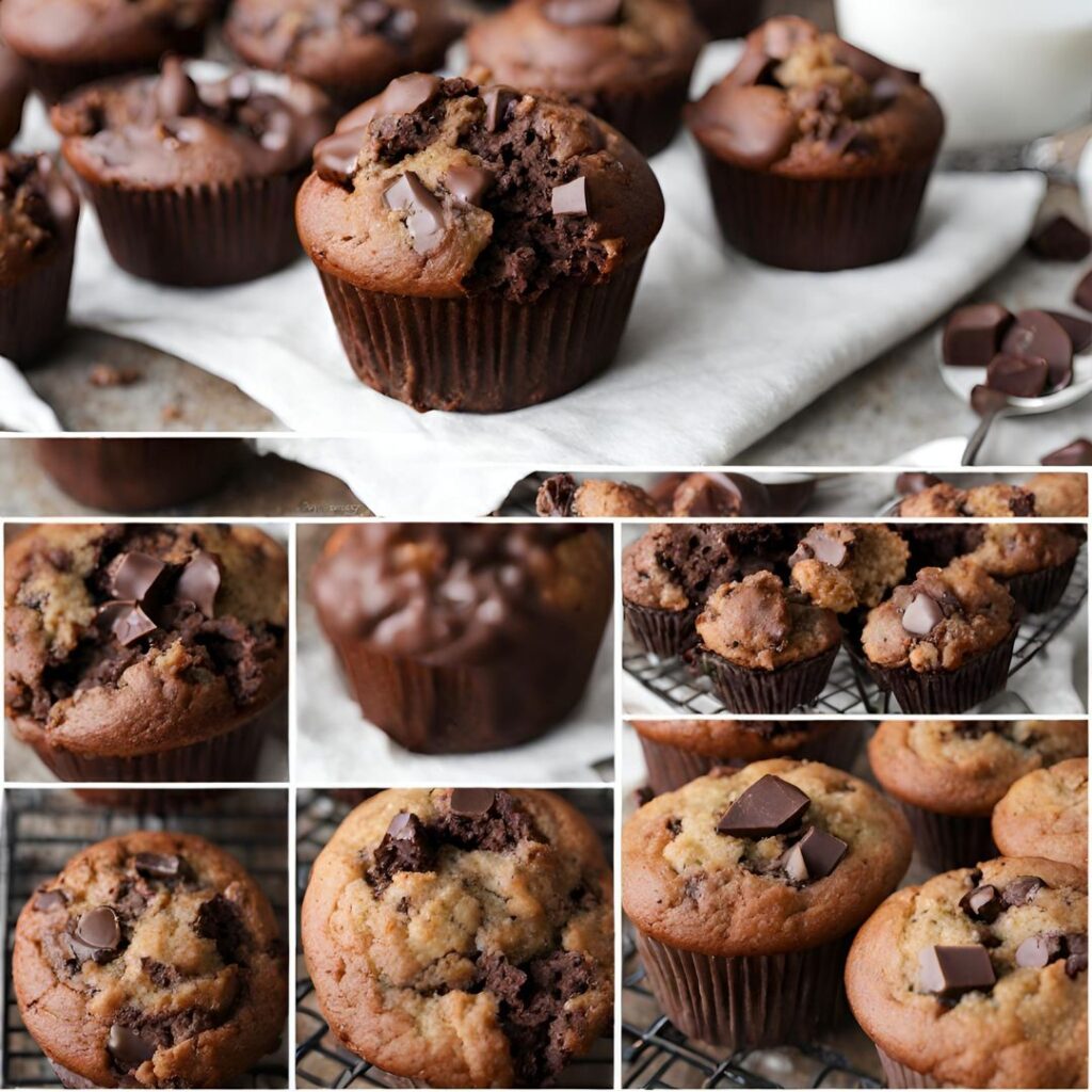 perfect chocolate chunk muffins