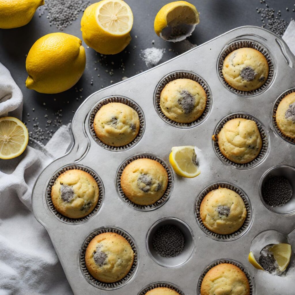 poppy seeds lemon muffins STORAGE AND FREEZING